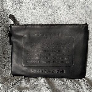Coach 1941 Story Patch Pouch / XL Wristlet 25398